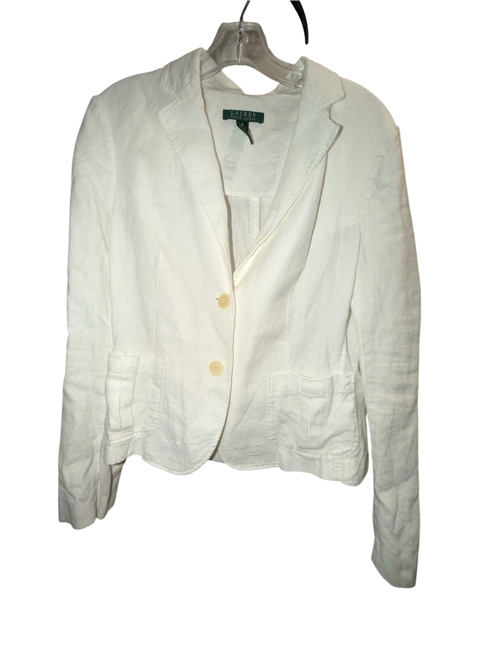 Ralph Lauren Cream Linen Blazer